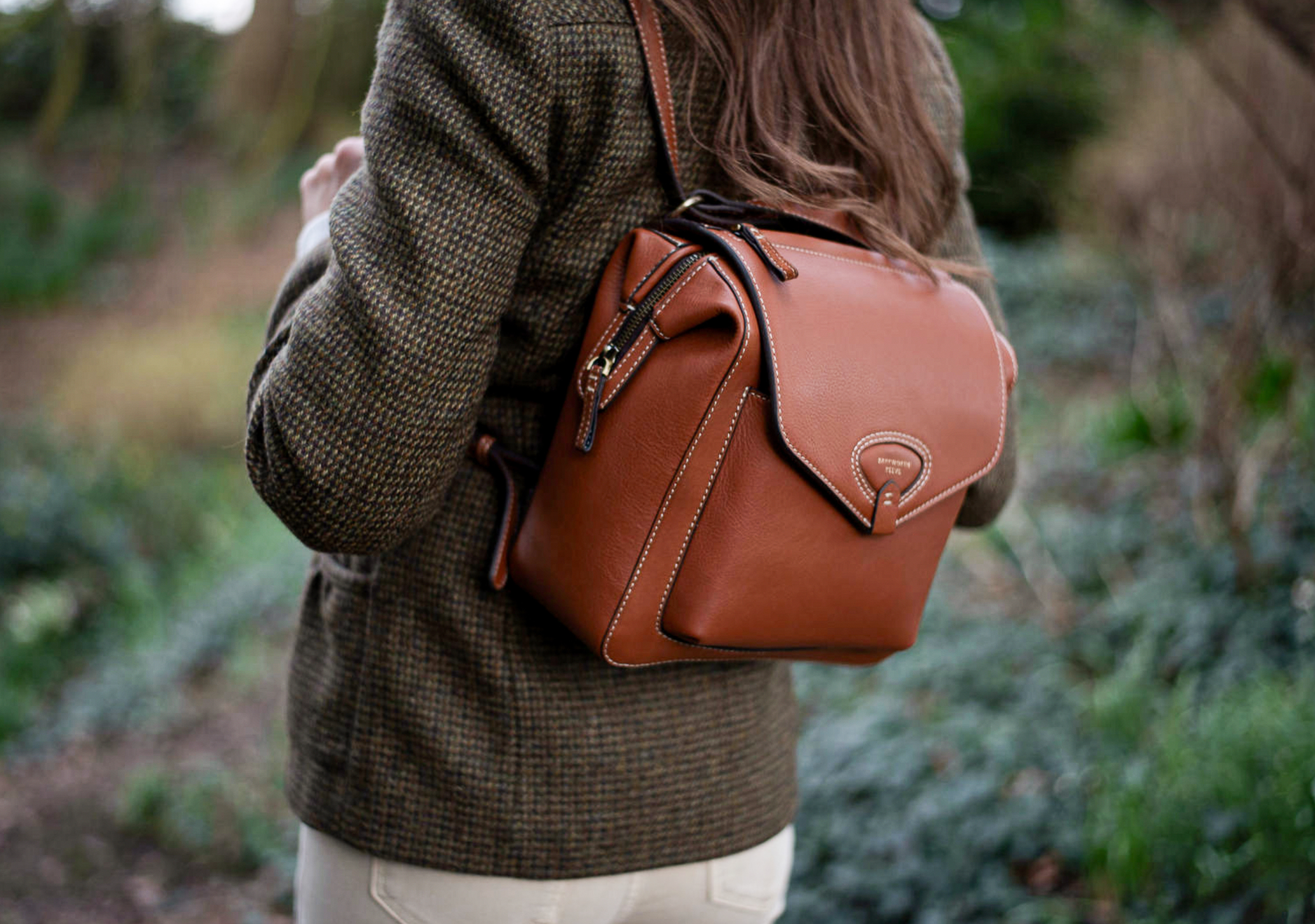 Bramham Adaptable Leather Rucksack