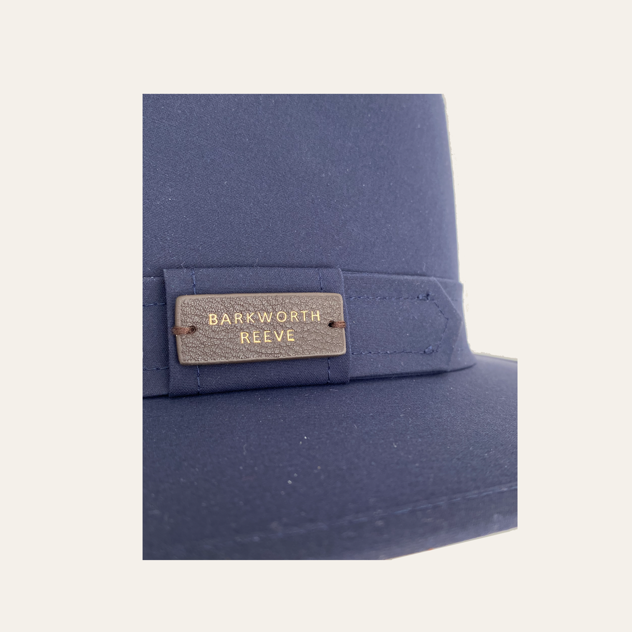 Thimbley Waxed Fedora in Navy