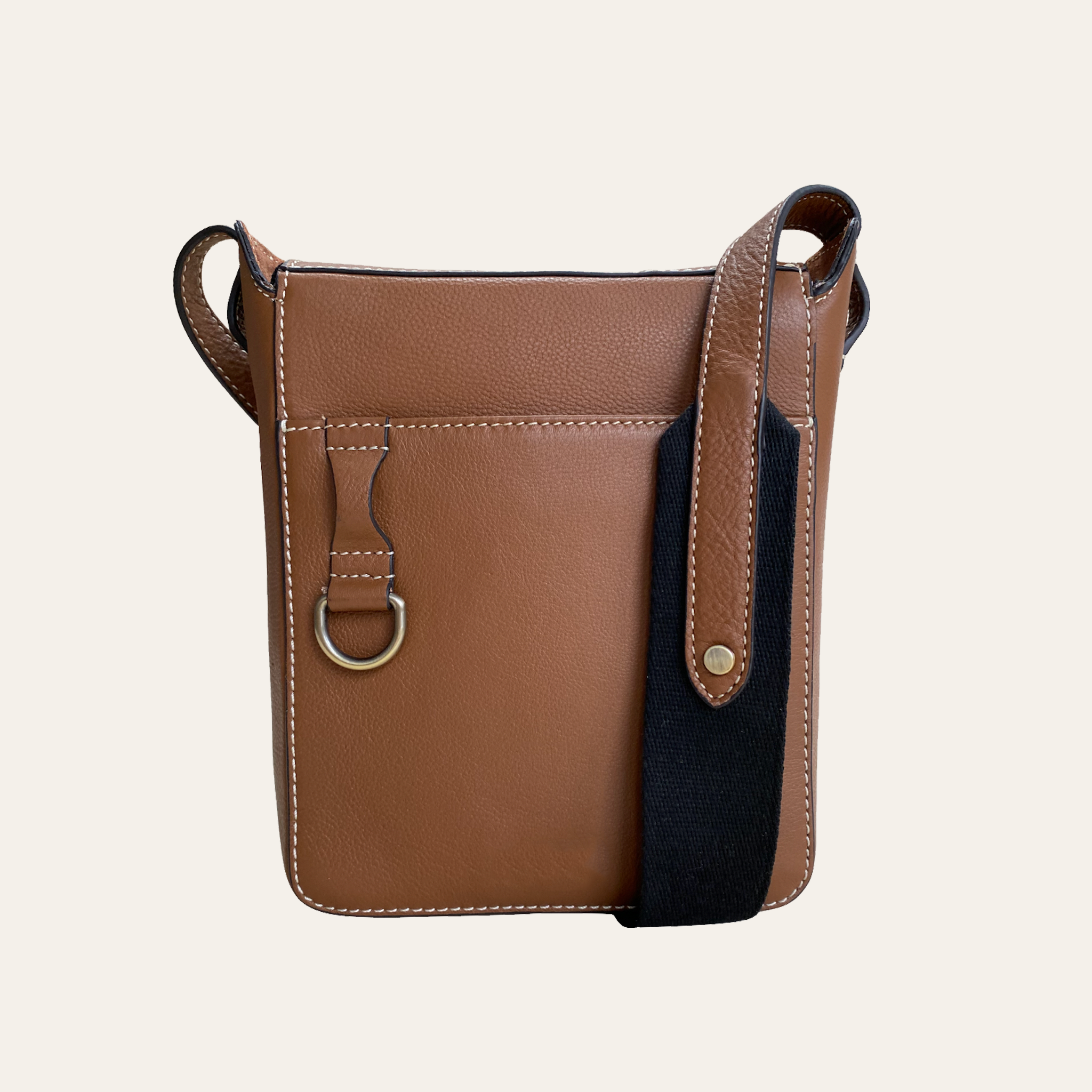 Hackthorn Leather Crossbody Bag - Tan